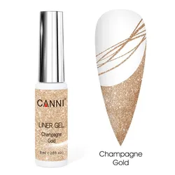 CANNI ליינר ג’ל , 8 מ”ל GEL LINER זהב